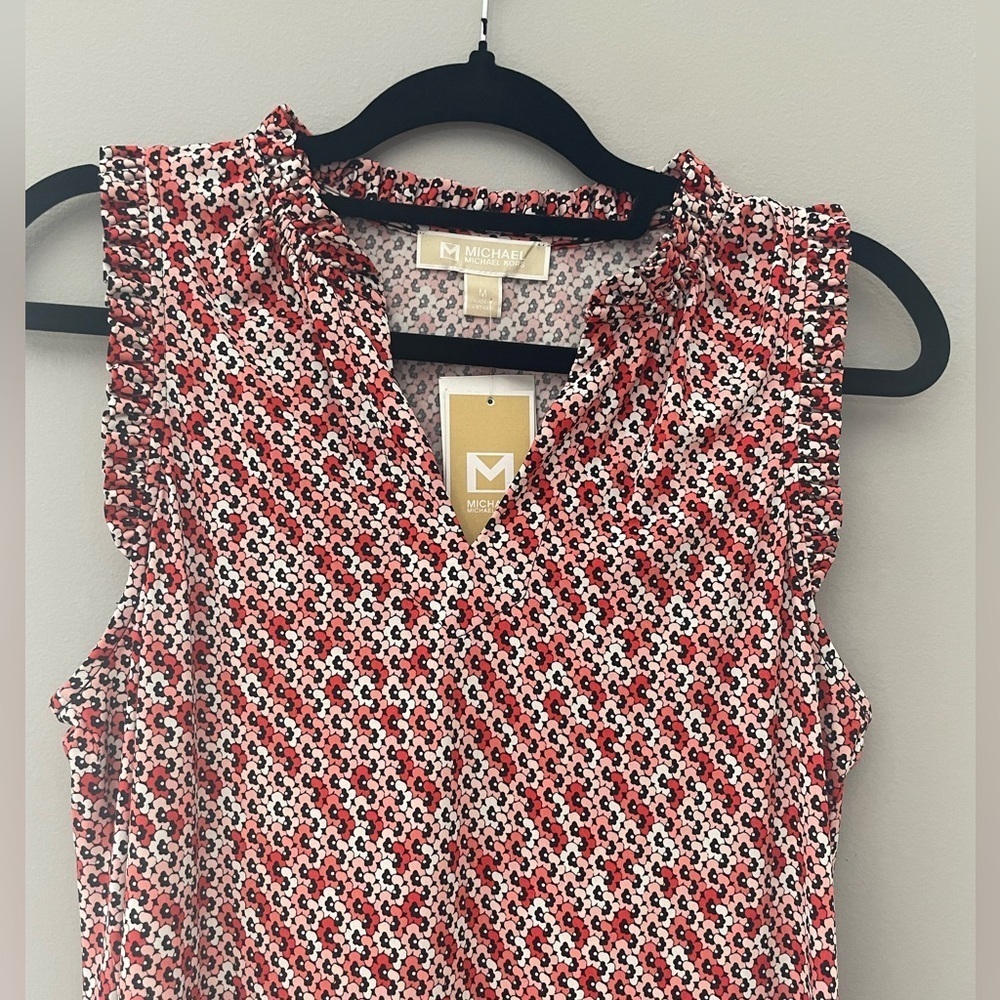 NWT Micheal Kors dress size M in flamenco coral colour - Picture 10 of 10